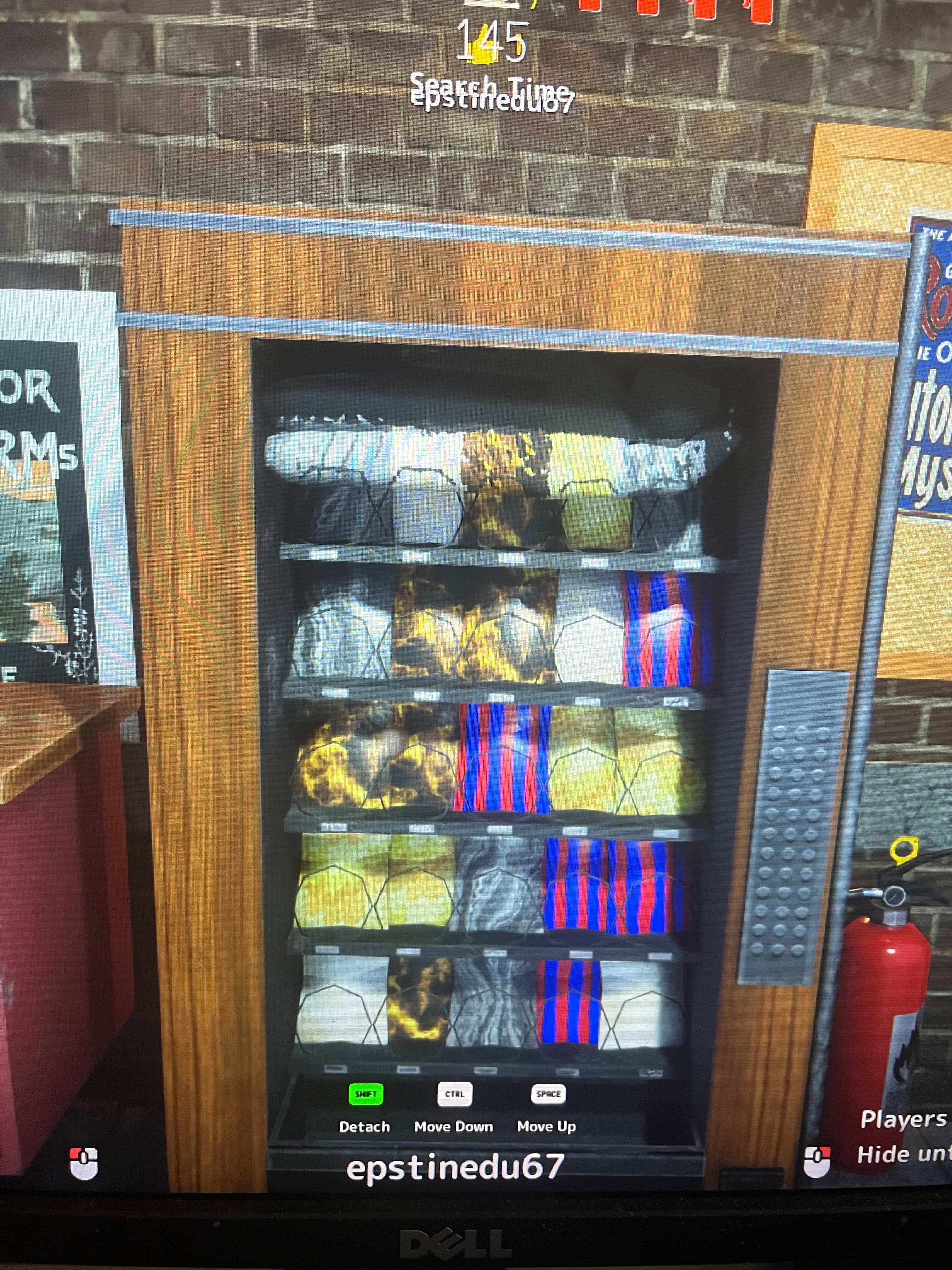 Vending machine hide